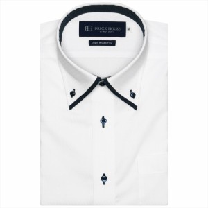 ブリックハウス（BRICKHOUSE）/【超形態安定】 ボットーニ 半袖 形態安定 ワイシャツ