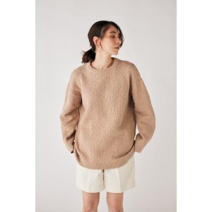 マウジー（MOUSSY）/COTTON SLAB KNIT プルオーバー