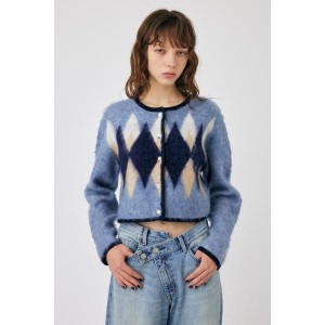 マウジー（MOUSSY）/ARGYLE SHAGGY カーディガン