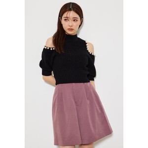 リエンダ（rienda）/パールスリットパフKnit TOP