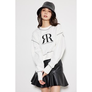 リエンダ（rienda）/クロップドRRスウェットTOP