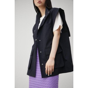 アズールバイマウジー（AZUL BY MOUSSY）/STAND NECK BIG POCKET VEST