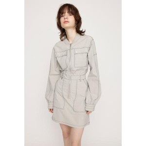 スライ（SLY）/FRONT ZIP STITCH ショートワンピース