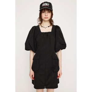 スライ（SLY）/OPEN HEM SPINDLE DESIGN ショートワンピース