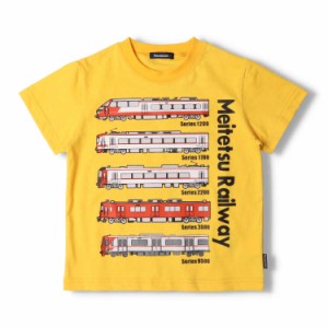 ムージョンジョン（moujonjon）/名鉄電車プリント半袖Tシャツ