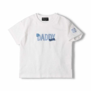 ダディオダディ（Daddy Oh Daddy）/ロゴアップリケ刺繍半袖Tシャツ