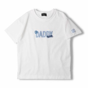 ダディオダディ（Daddy Oh Daddy）/ロゴアップリケ刺繍半袖Tシャツ