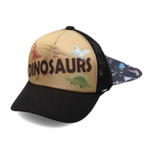キッズフォーレ（Kids Foret）/恐竜・働く車日よけ付メッシュキャップ・帽子