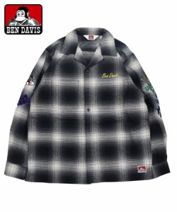 ベンデイビス（BEN DAVIS）/【BEN DAVIS】STICHED PLAID SHIRT