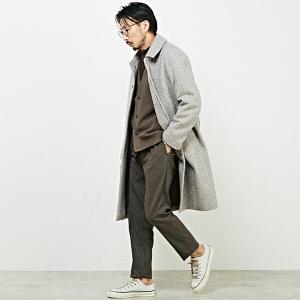 ラブークル　アルパカ　バルカラーコート アルパカ ハウンドトゥース バルカラーコート | Brooks Brothers