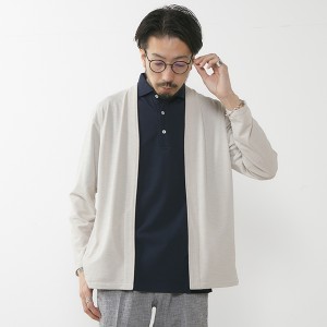 メンズメルローズ（MEN’S MELROSE）/リランチェニットボタンレスカーディガン