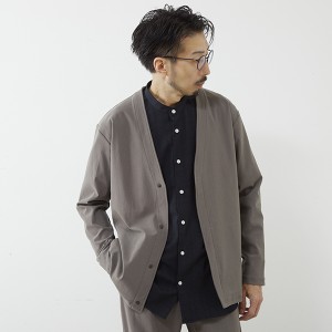 メンズメルローズ（MEN’S MELROSE）/トリコットピケカーディガン