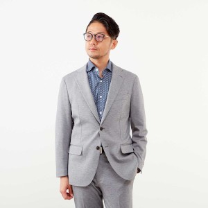 メンズメルローズ（MEN’S MELROSE）/スーパーテックスジャガードジャージジャケット(セットアップ可)