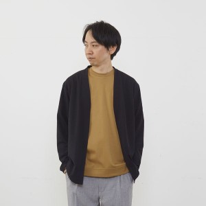 メンズメルローズ（MEN’S MELROSE）/リランチェチドリボタンレスライトウェイトカーディガン