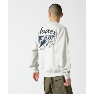 アヴィレックス（AVIREX）/《WEB&DEPOT限定》HENLY NECK PENANT PATCHED SWEAT