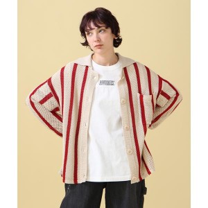 アヴィレックス（AVIREX）/MACRAME KNIT CARDIGAN／ マクラメニットカーディガン