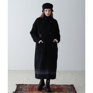 アヴィレックス（AVIREX）/SLIVER KNIT LONG COAT／スライバーニット ロングコート