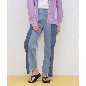 アヴィレックス（AVIREX）/DENIM BICOLOR STRAIGHT PANTS／デニム バイカラー ストレート パンツ