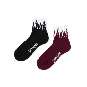 ショット（Schott）/FLAME SOCKS／フレイムソックス