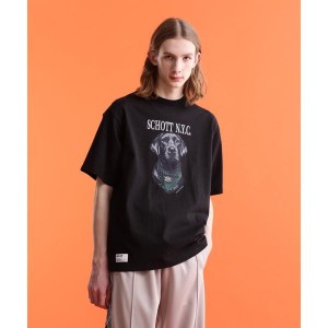 ショット（Schott）/S／S T−SHIRT ”LABRADOR RETRIEVER”／半袖 Tシャツ ’ラブラドール レ