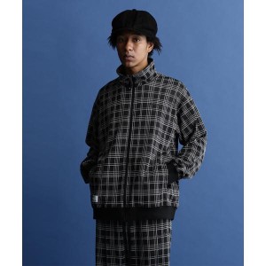 ショット（Schott）/PATTERNED JERSEY TRACK JACKET／パターン ジャージ トラックジャケット