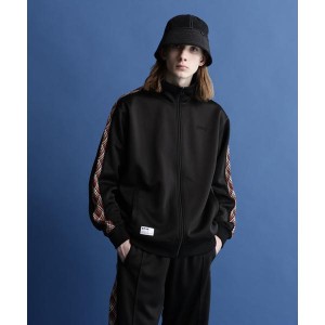 ショット（Schott）/TAPING JERSEY TRACK JACKET／テーピングジャージ トラックジャケット