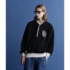 ショット（Schott）/B．B． SWEAT SB LOGO／ハーフボタン スウェット SBロゴ