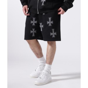 エルエイチピー（LHP）/UNKNOWN LONDON／アンノウンロンドン／BLACK WITH WHITE CROSS RI