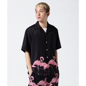 ビーセカンド（B’2nd）/LUSOR（ルーソル）Flamingo Aloha Shirt フラミンゴアロハシャツ
