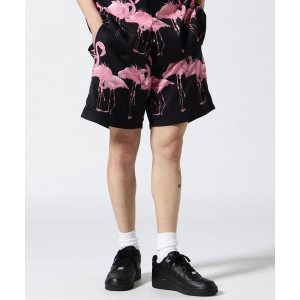 ビーセカンド（B’2nd）/LUSOR（ルーソル）Flamingo Aloha Shorts フラミンゴ アロハショーツ