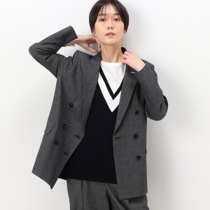 コムサ（COMME CA）/〔 TALLサイズ 〕 【セットアップ対応】ピンヘッド２ＷＡＹストレッチ ダブルジャケット