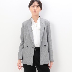 コムサ（COMME CA）/〔 TALLサイズ 〕 【セットアップ対応】グレンチェックストレッチ ジャケット