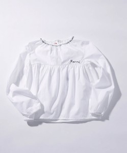 マルニ（maruni）/MARNI Kids & Junior 長袖切り替えペプラムシャツ