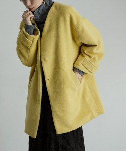 sksa-793 希少品 ロングシャギーコートWORK SHOP-