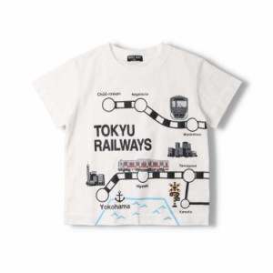 ハングリーハート/東急電車路線図プリント半袖Ｔシャツ