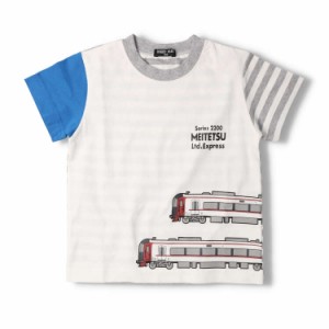 ハングリーハート/名鉄電車ボーダー配色半袖Ｔシャツ