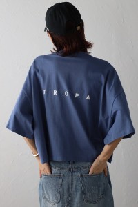 ボンジュールサガン（BONJOUR　SAGAN）/TROPAバックロゴハーフスリーブTシャツ