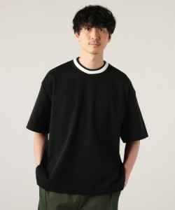 スプートニクス（SPUTNICKS）/＜Upscape Audience＞日本製プレーティング天竺 ハーフスリーブ Tシャツ