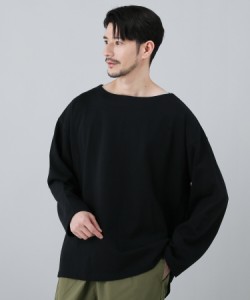 スプートニクス（SPUTNICKS）/＜Upscape Audience＞バスク天竺フレンチボーダーボートネックBOX Tee