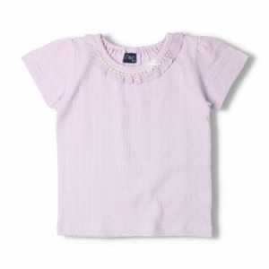 クレセント（Crescent）/パールモチーフ付き半袖Tシャツ
