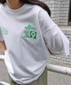【NEW】アンドミー（andme）/企業ロゴ プリント 半袖 Tシャツ ANME アンメ