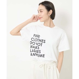 【NEW】ミッシェルクラン（MICHEL KLEIN）/[小さいサイズ]サイドプリントロゴTシャツ