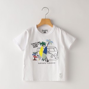 シップス カラーズ/SHIPS Colors:〈洗濯機可能〉パッチワーク プリント TEE(80〜130cm)