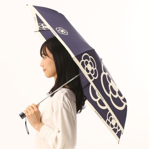 クレイサス/CLATHAS クレイサス カメリア柄 クイックオープン雨傘（折り畳みミニ傘）