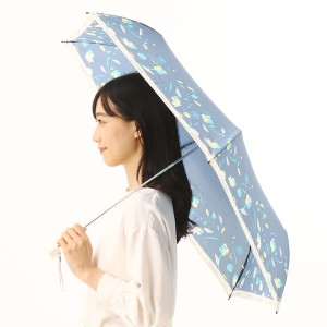 クレイサス/CLATHAS クレイサス フラワープリント柄 クイックオープン雨傘（折り畳みミニ傘）