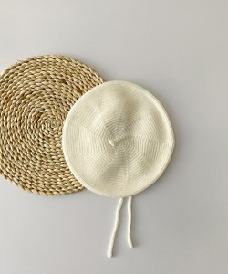 アイモハ（aimoha）/【aimoha−KIDS−】韓国子供服　紐付きニット編みベレー帽