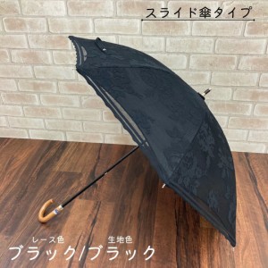 ブロンズ（BRONZE）/日傘/UV/一級遮光/レディース/レース/二重張り/晴雨兼用傘/スライド傘/45cm/花柄/バラ 