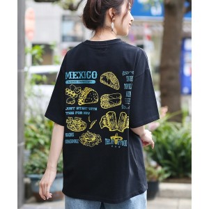 チチカカ（titicaca）/USAコットンメキシコフードプリントTシャツ