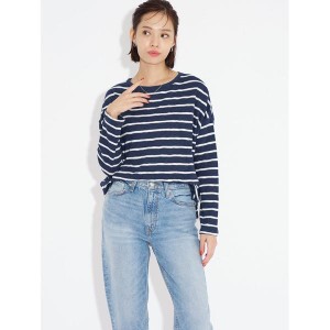 リーバイス（Levi’s）/ロングスリーブTシャツ ネイビーストライプ MARGOT