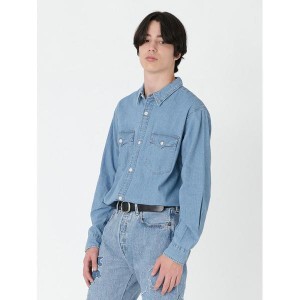 リーバイス（Levi’s）/リラックスフィット ウエスタンシャツ ライトインディゴ KIBLER INDIGO